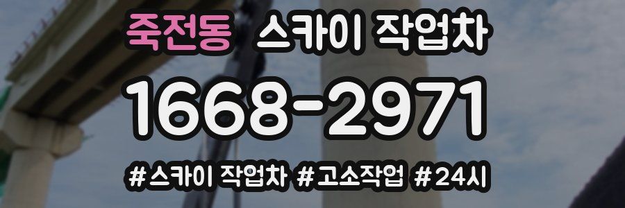 죽전동 스카이 작업차