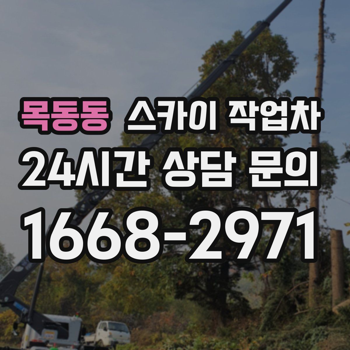 목동동 스카이 작업차