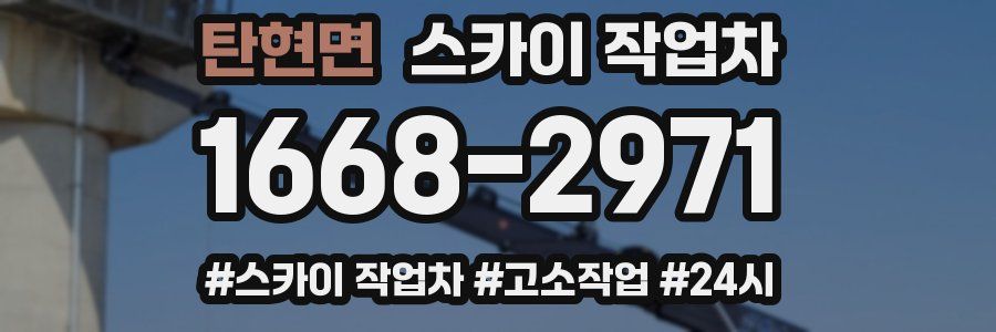 탄현면 스카이 작업차