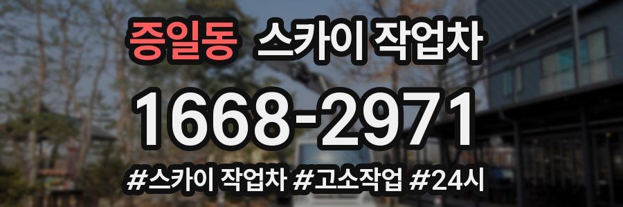 증일동 스카이 작업차