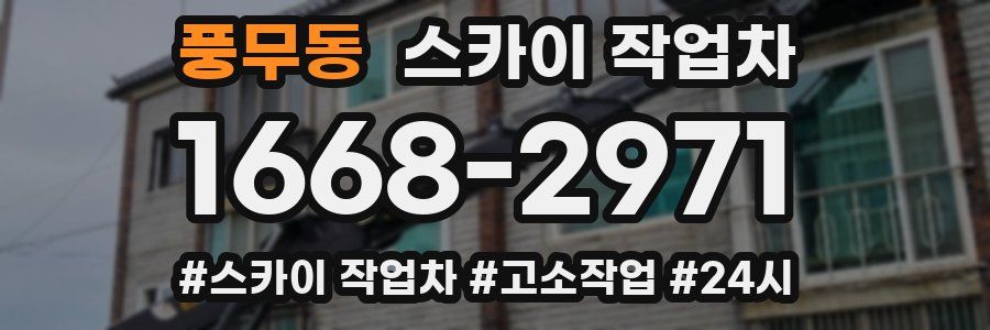 풍무동 스카이 작업차