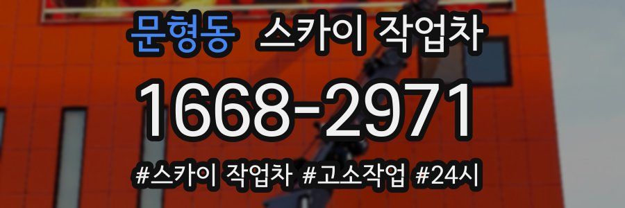 문형동 스카이 작업차