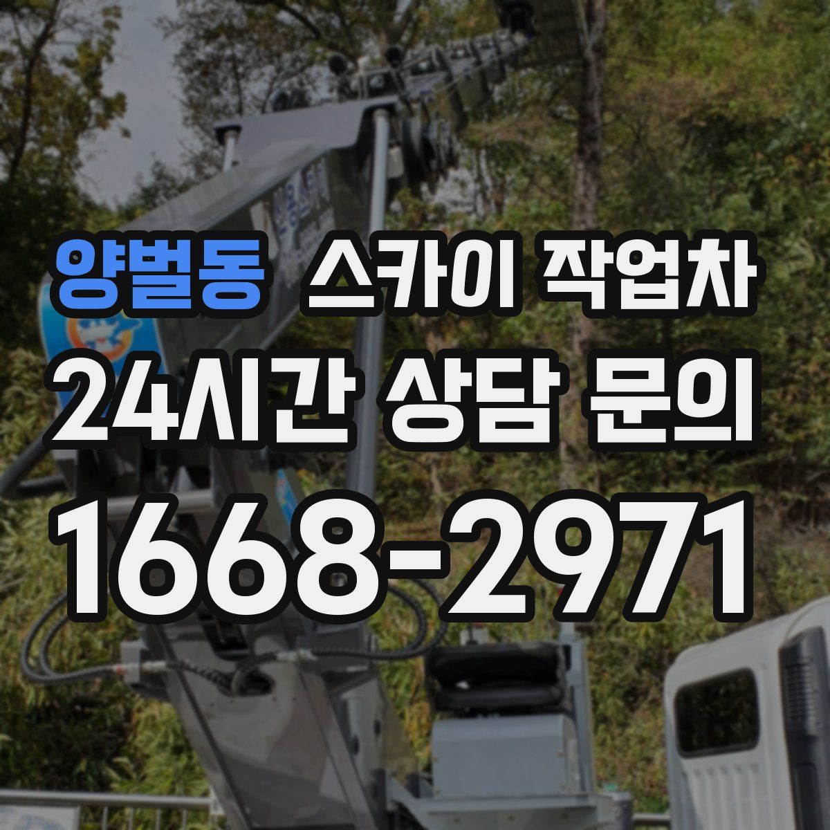 양벌동 스카이 작업차