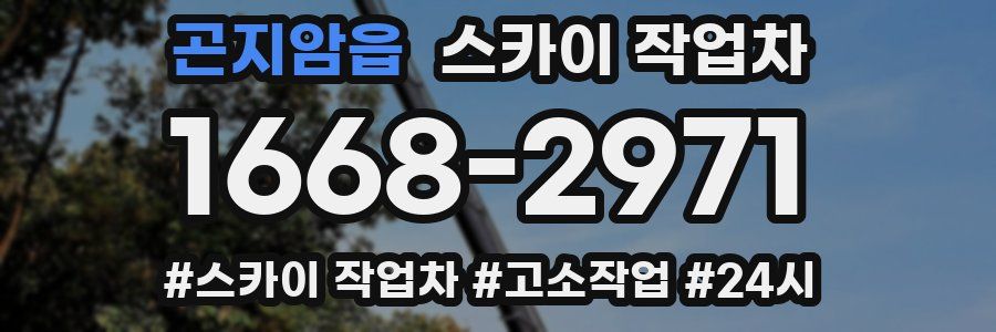 곤지암읍 스카이 작업차