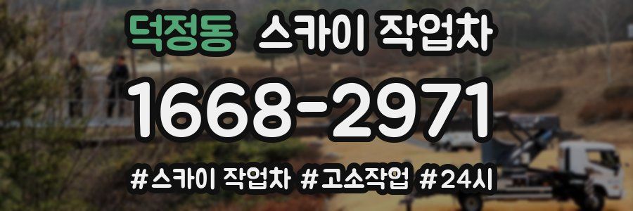 덕정동 스카이 작업차