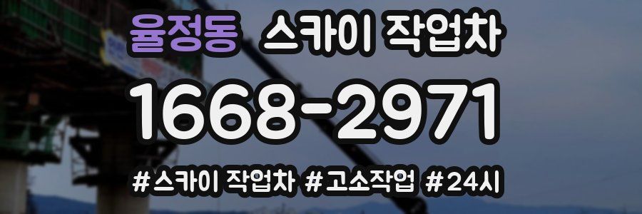 율정동 스카이 작업차