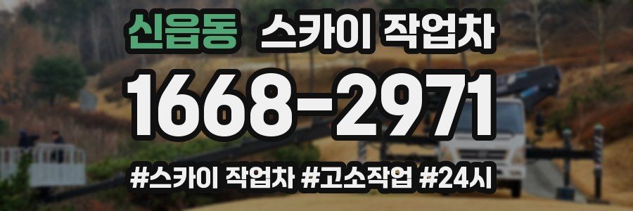 신읍동 스카이 작업차