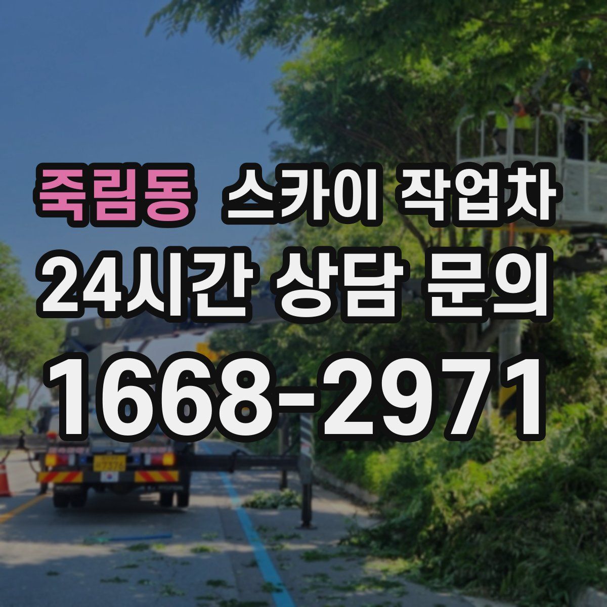 죽림동 스카이 작업차