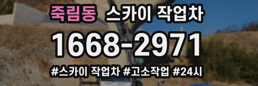 죽림동 스카이 작업차