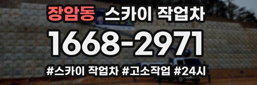 장암동 스카이 작업차