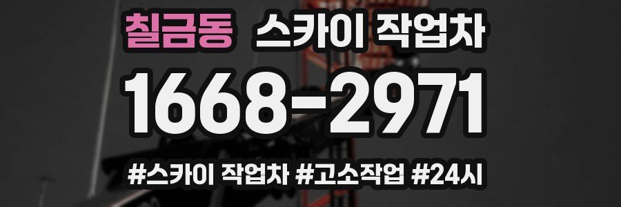 칠금동 스카이 작업차