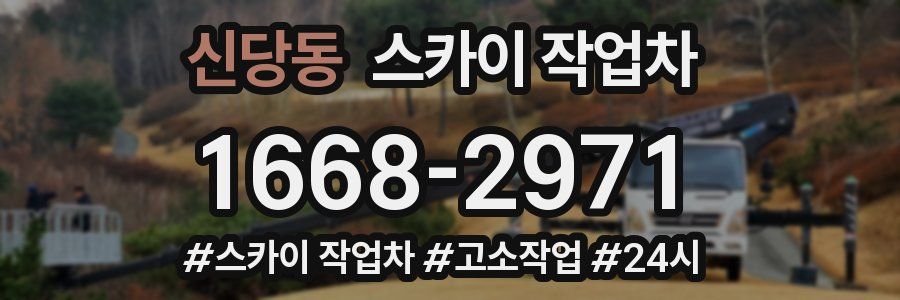 신당동 스카이 작업차