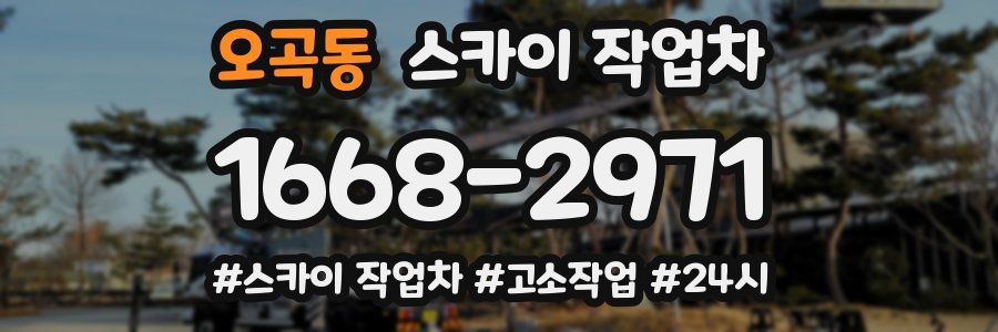 오곡동 스카이 작업차