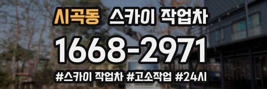 시곡동 스카이 작업차