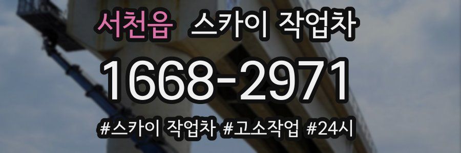 서천읍 스카이 작업차