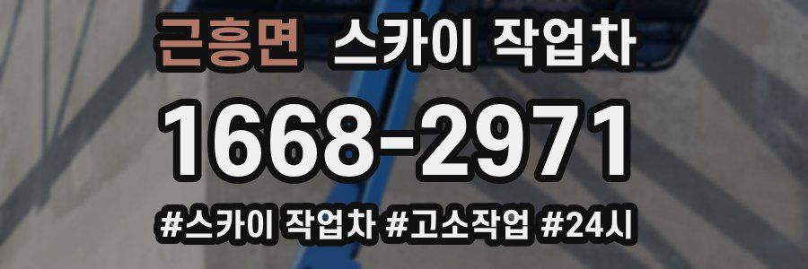 근흥면 스카이 작업차