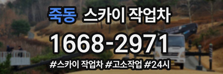 죽동 스카이 작업차