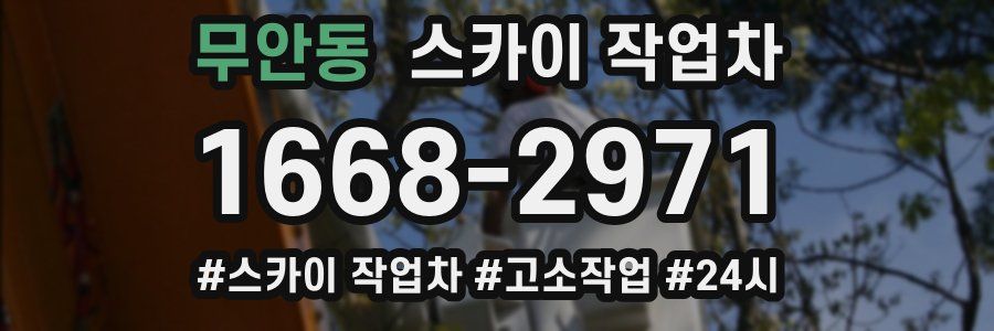 무안동 스카이 작업차