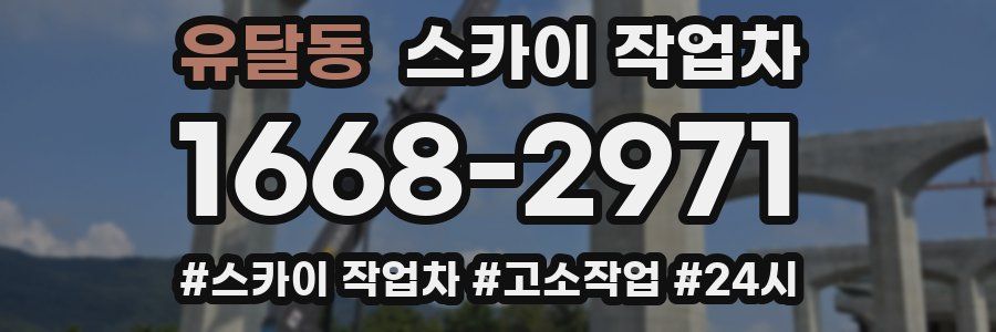 유달동 스카이 작업차