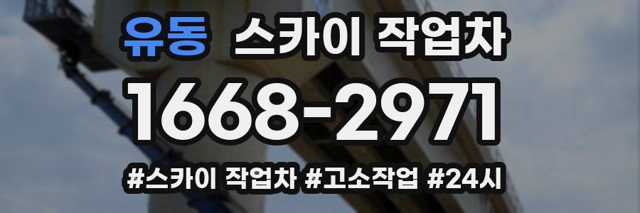 유동 스카이 작업차