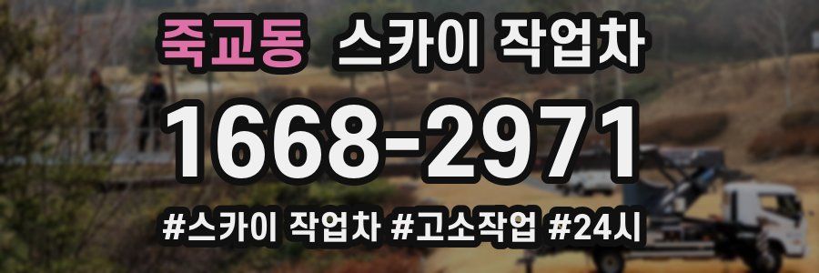 죽교동 스카이 작업차