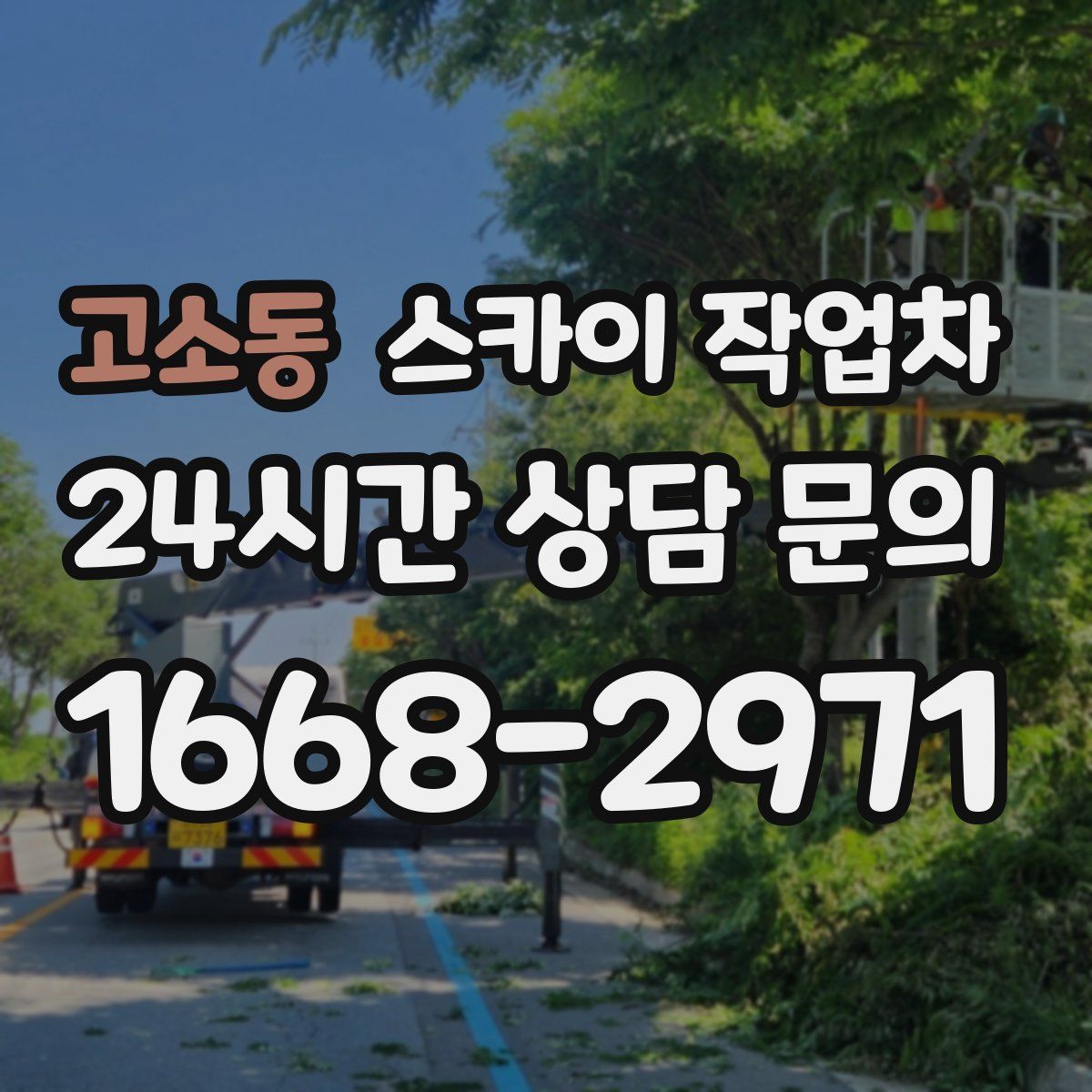 고소동 스카이 작업차