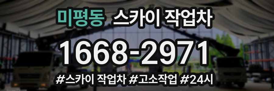 미평동 스카이 작업차