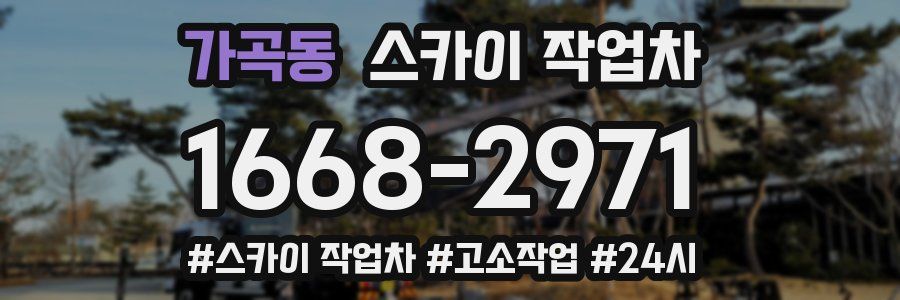 가곡동 스카이 작업차