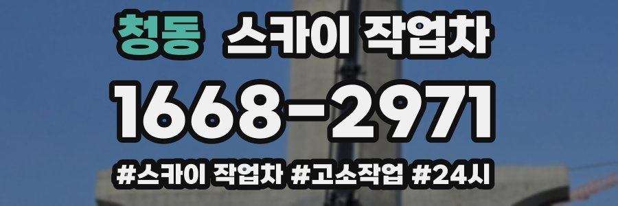 청동 스카이 작업차