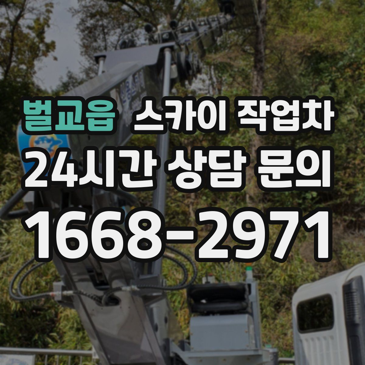 벌교읍 스카이 작업차