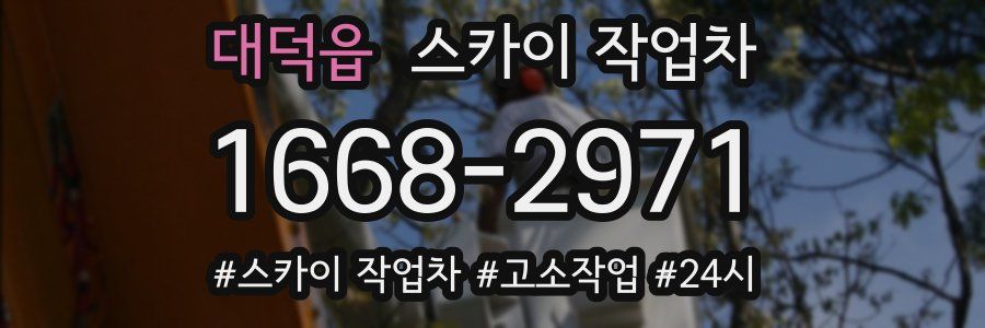 대덕읍 스카이 작업차