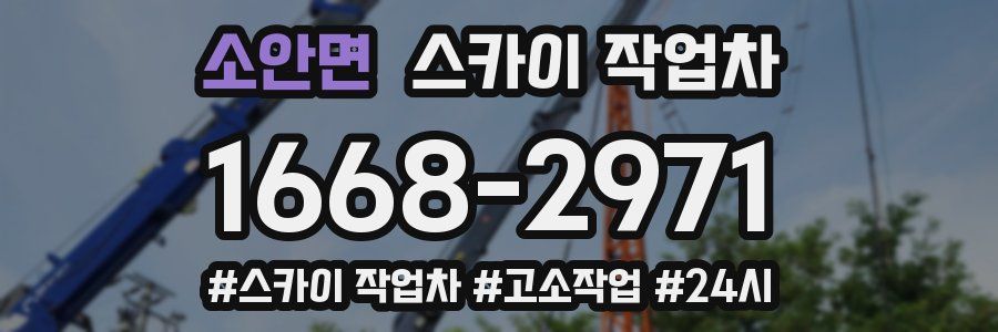 소안면 스카이 작업차