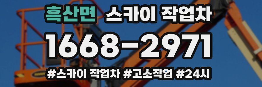 흑산면 스카이 작업차