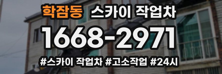 학잠동 스카이 작업차