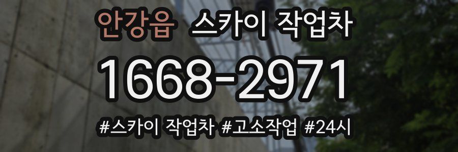 안강읍 스카이 작업차