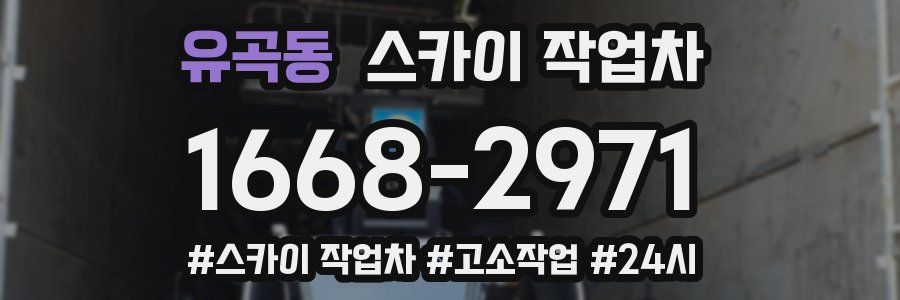 유곡동 스카이 작업차