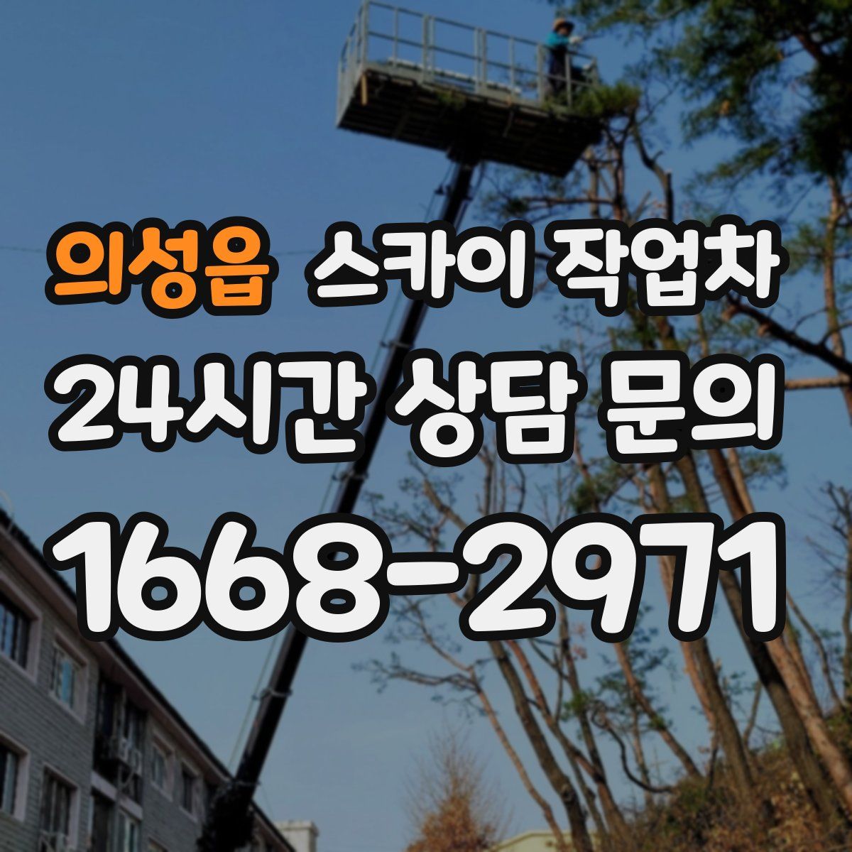 의성읍 스카이 작업차