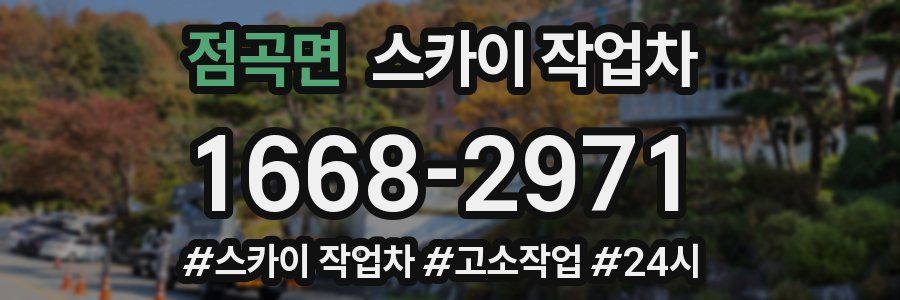 점곡면 스카이 작업차