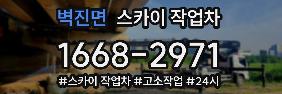 벽진면 스카이 작업차