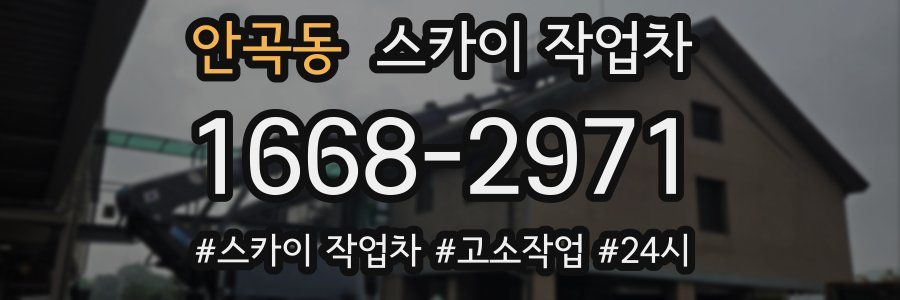 안곡동 스카이 작업차