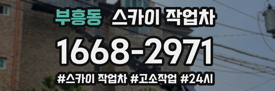 부흥동 스카이 작업차