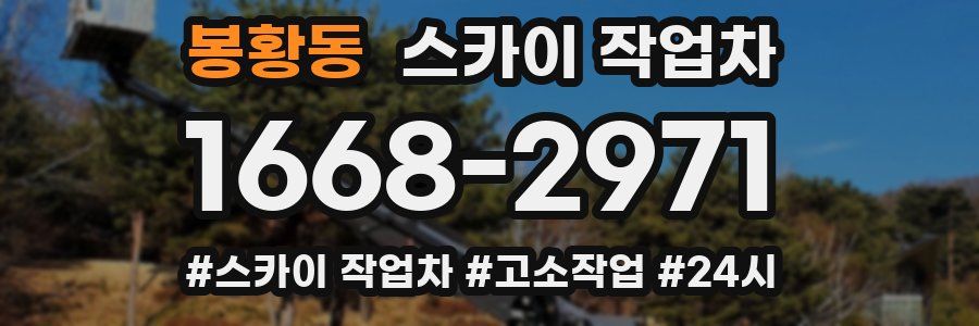 봉황동 스카이 작업차