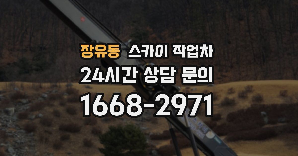 장유동 스카이 작업차