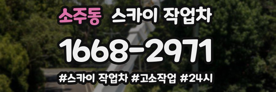 소주동 스카이 작업차