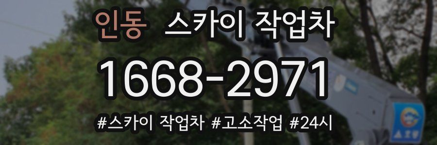 인동 스카이 작업차