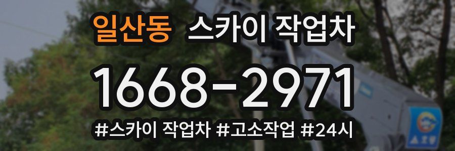 일산동 스카이 작업차