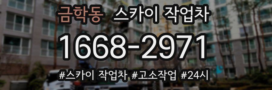 금학동 스카이 작업차