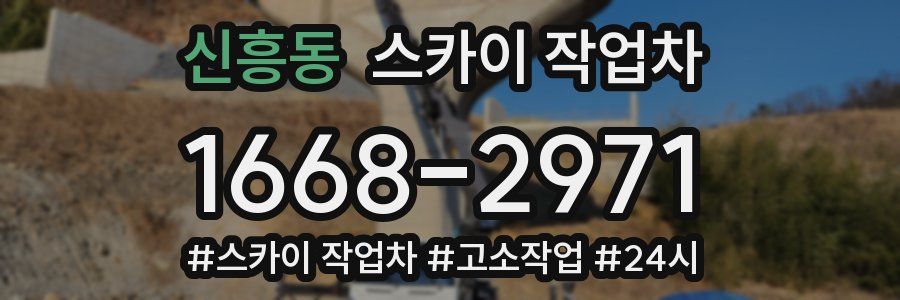 신흥동 스카이 작업차