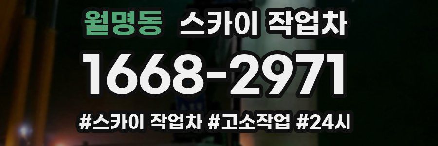 월명동 스카이 작업차