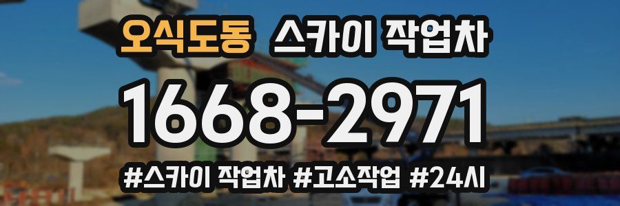 오식도동 스카이 작업차